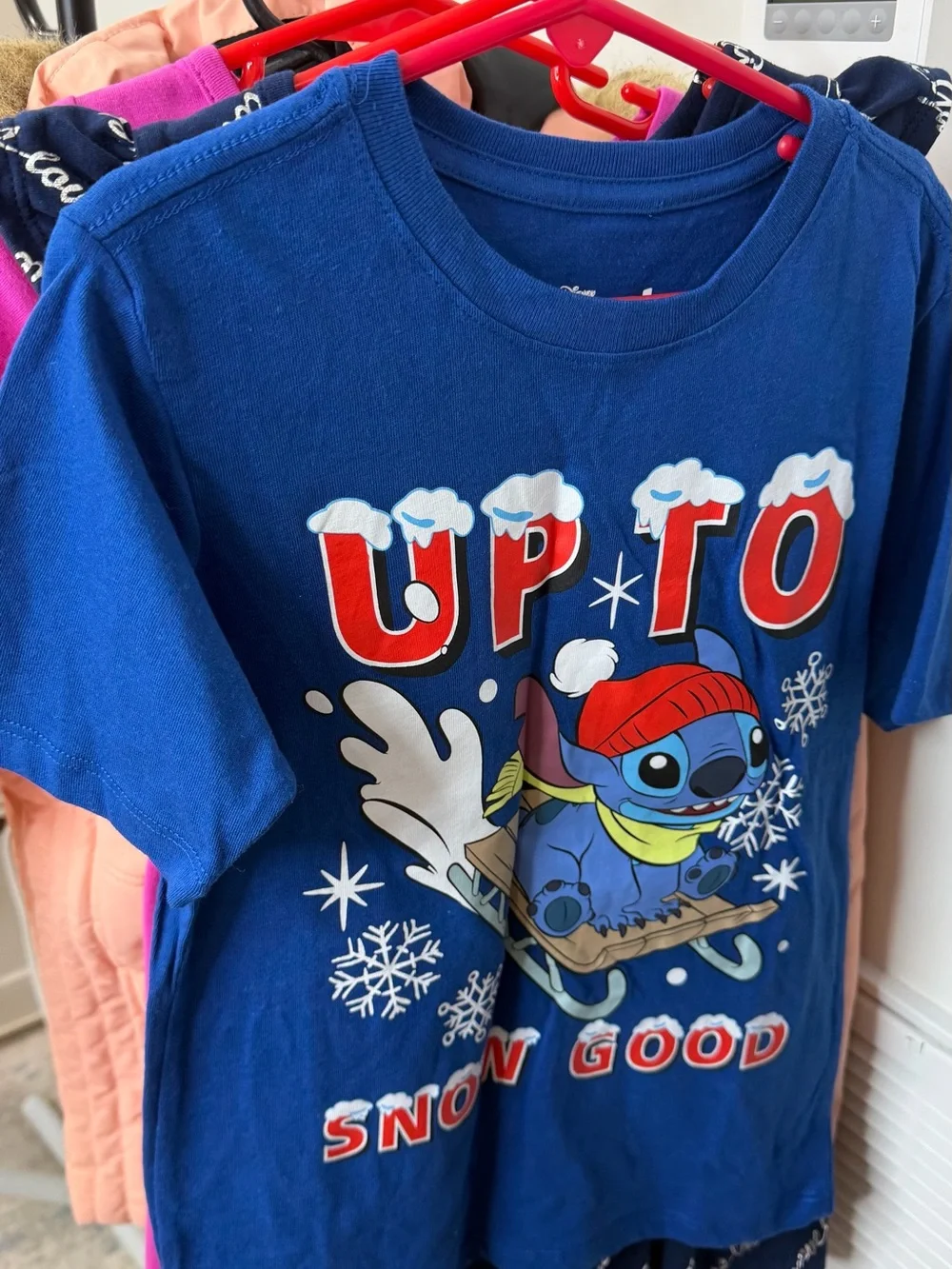 Girls 5-7 Clothing Lot Guess Nike Disney Stitch Iceburg 5 Piece Set